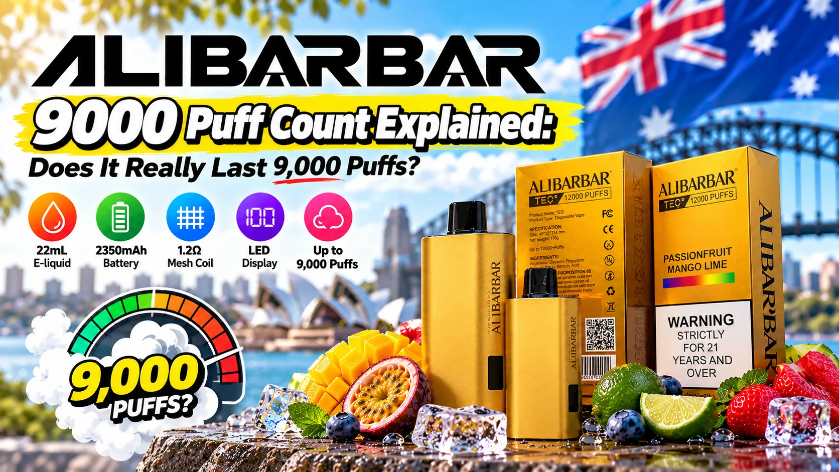 ALIBARBAR 9000 Puff Count Explained: Does It Really Last 9,000 Puffs?