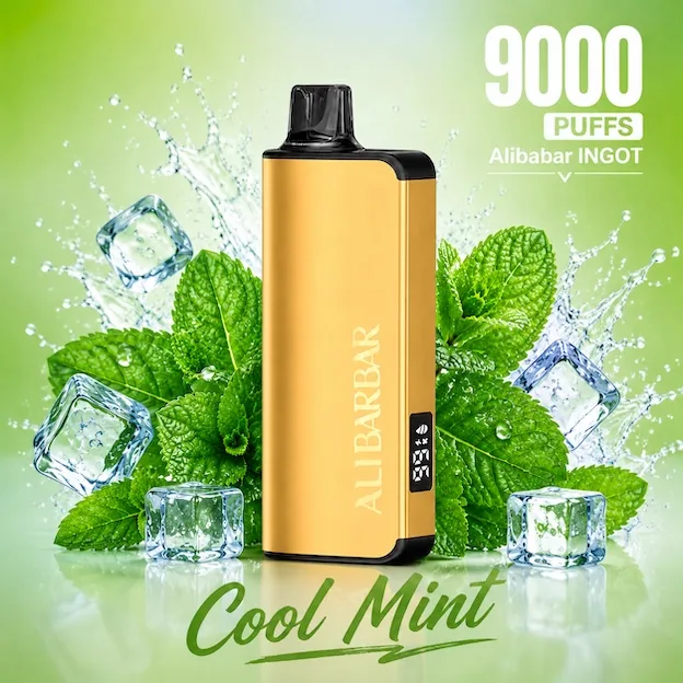 ALIBARBAR INGOT 9000 PUFFS – Cool Mint