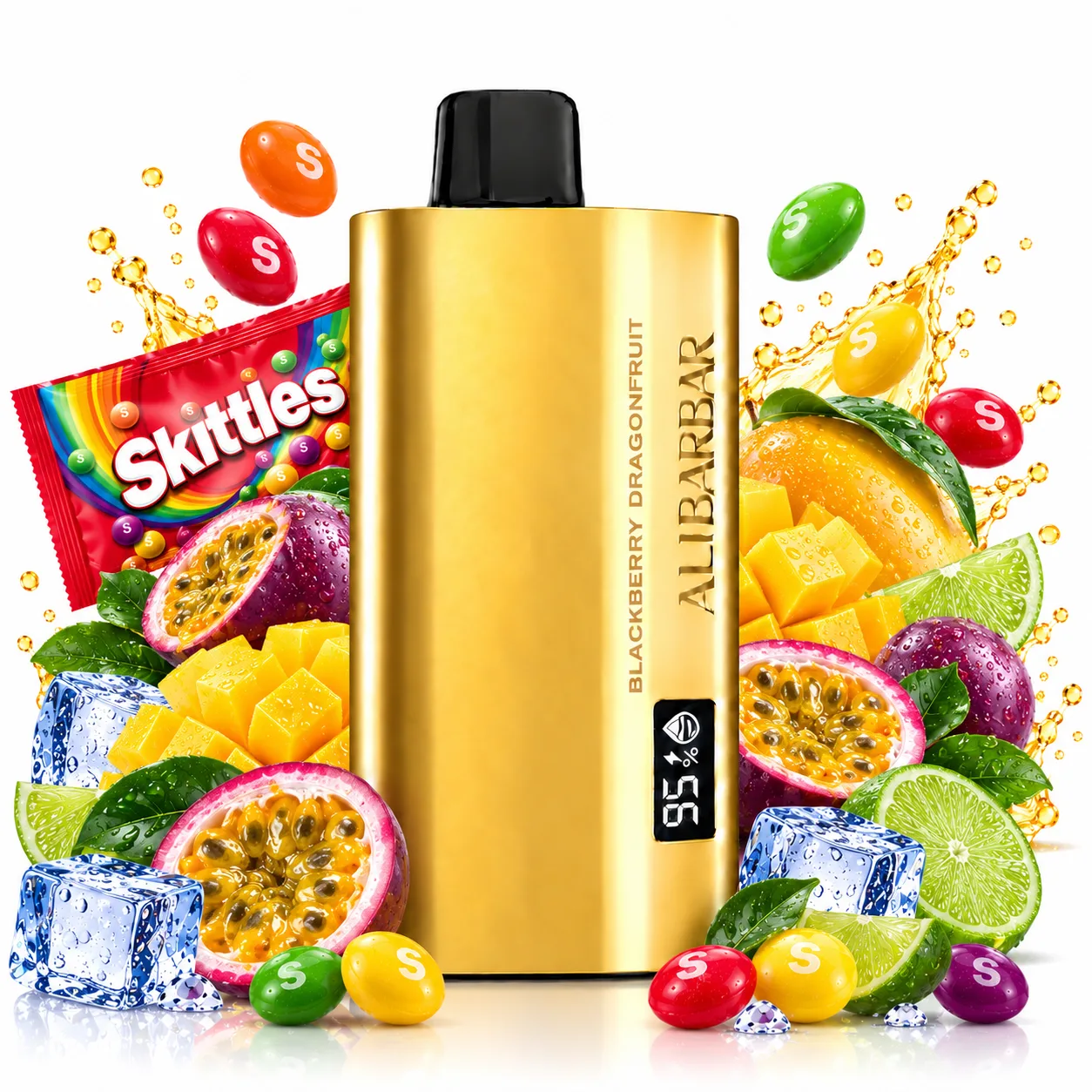 ALIBARBAR TEQ 12000 Puffs-Passionfruit Mango Lime