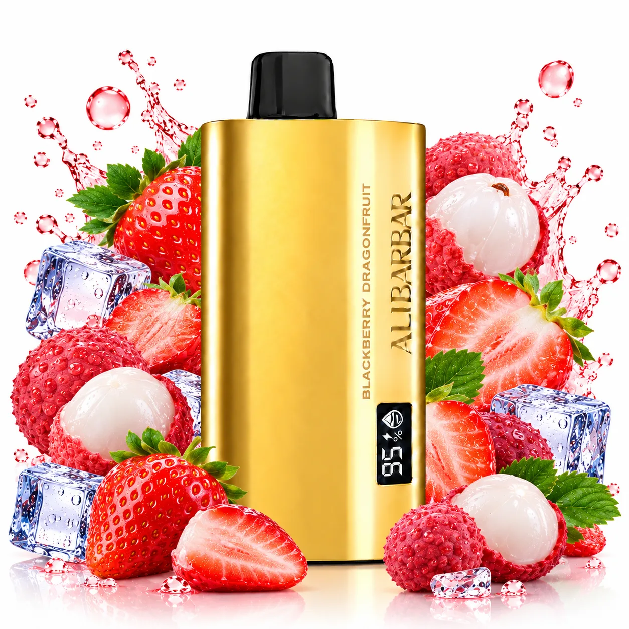 ALIBARBAR TEQ 12000 Puffs –Strawberry Lychee
